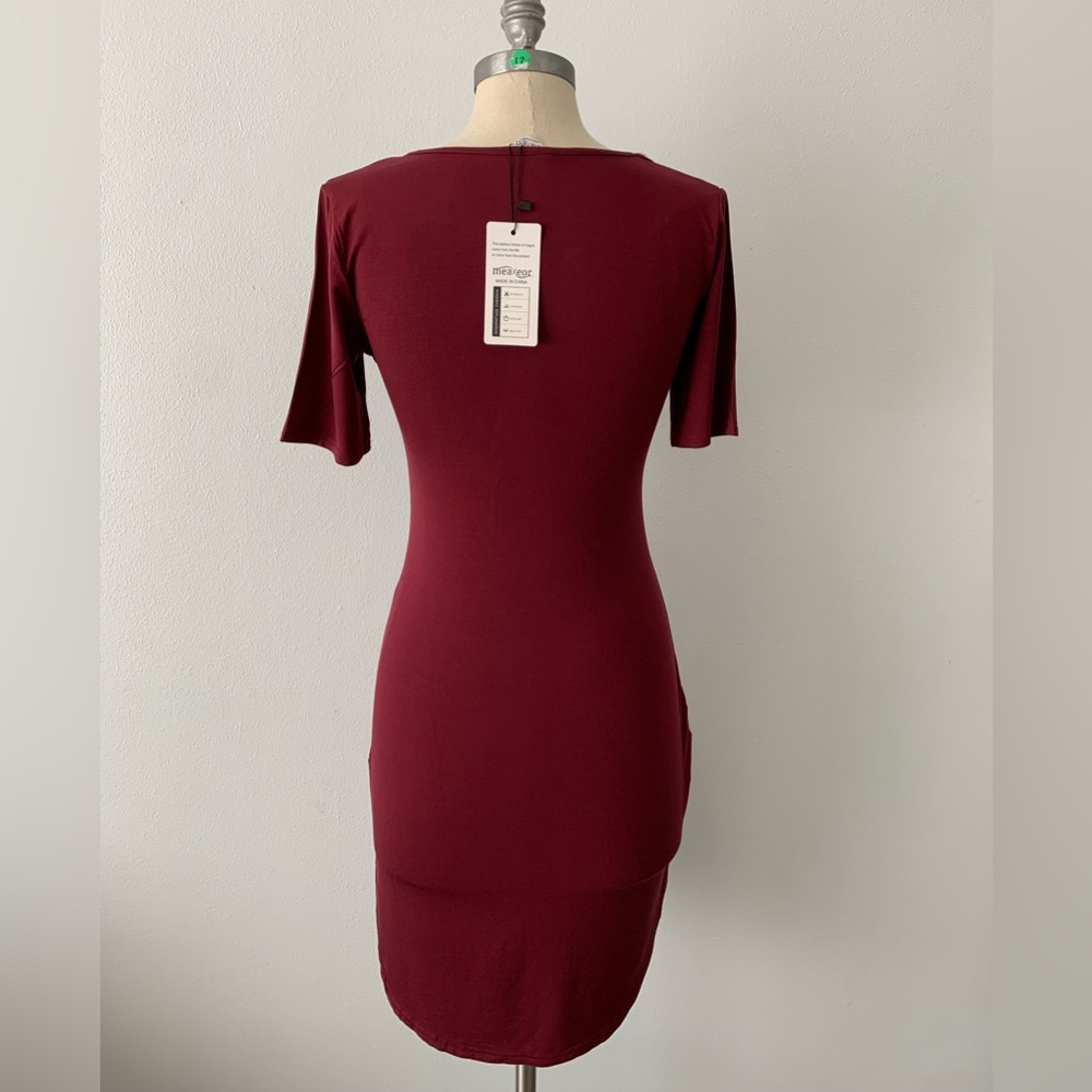 Burgundy tunic - Picture 2 of 2